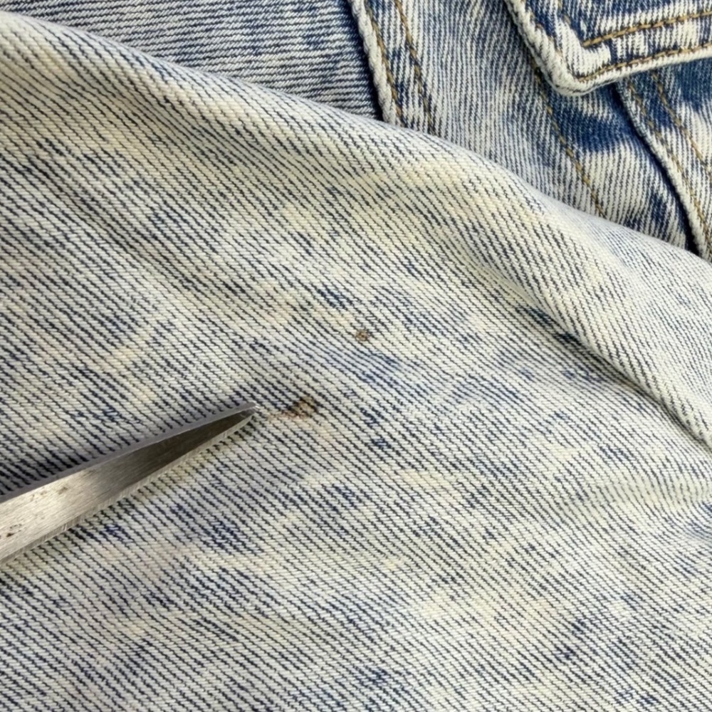 Vintage Georges Marciano for Guess Acid Wash Denim Jacket Size 14 Made in USA - Picture 14 of 16